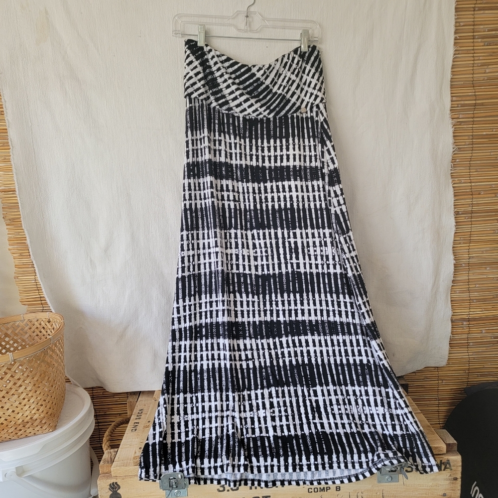 Calvin Klein Foldover Maxi Skirt